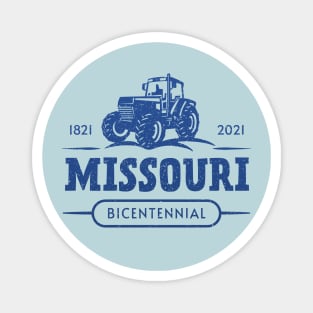 Missouri Bicentennial 1821-2021 200th Anniversary Tractor Magnet